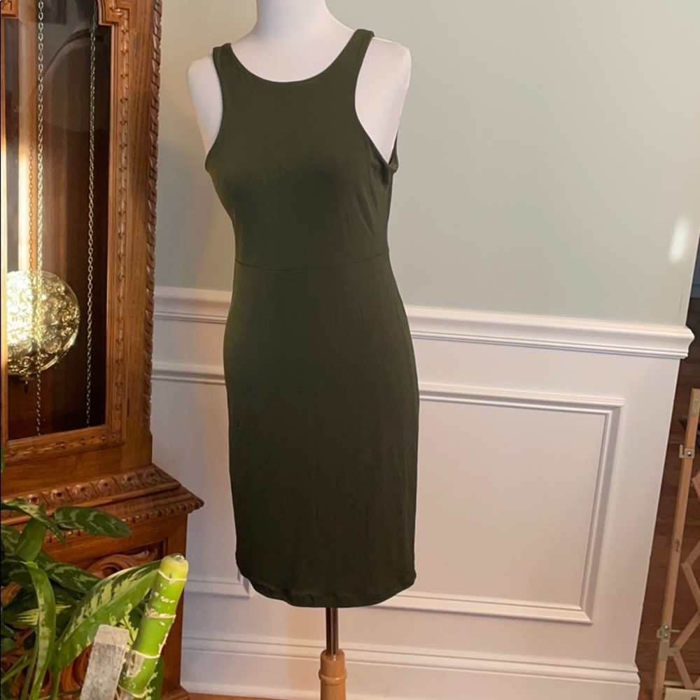 Olive Bodycon dress